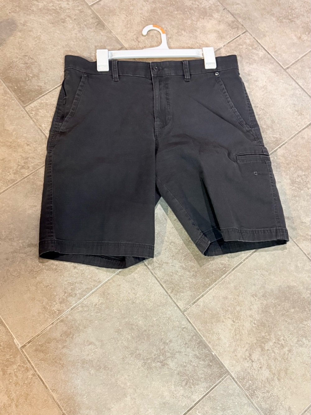 Weatherproof Utility 10" Shorts Mens 34 Color Steel  Stretch Rip-stop